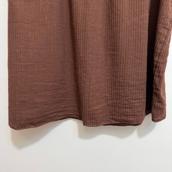 J. Crew Soft Cotton Gauze Ruffle Garden Top Medium - Picture 8 of 11